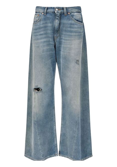 distressed jeans woman blue MM6 MAISON MARGIELA | S52LA0238 M30017994